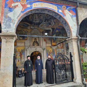 ЕПИСКОП СРЕМСКИ У ПОСЕТИ ОСОГОВСКОМ МАНАСТИРУ