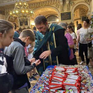 Молебан за почетак нове школске године у Саборном храму Силаска Светог Духа на апостоле у Руми