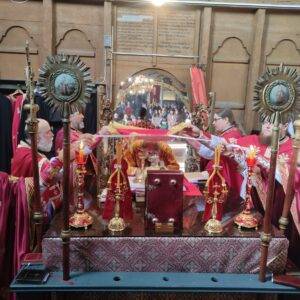 Света архијерејска Литургија на Теодорову суботу у Иригу