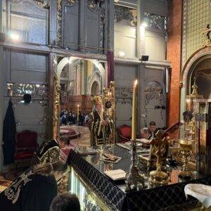 ЛИТУРГИЈА ПРЕЂЕОСВЕЋЕНИХ ДАРОВА У САБОРНОМ ХРАМУ  У СРЕМСКИМ КАРЛОВЦИМА