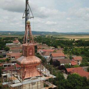 Освећење Часног крста и нове куполе храма Светог оца Николаја у Стејановцима