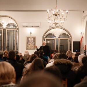 Предавање у батајничком храму Светог архангела Гаврила