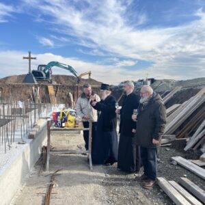 Посета градилишту новог храма у Батајници