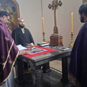 Литургија пређеосвећених дарова у Беркасову